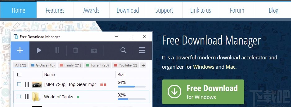 free download manager的使用方法