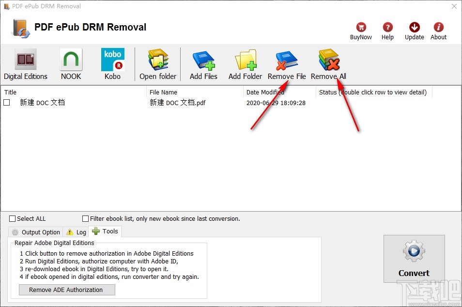 PDF ePub DRM Removal(PDF DRM删除器)